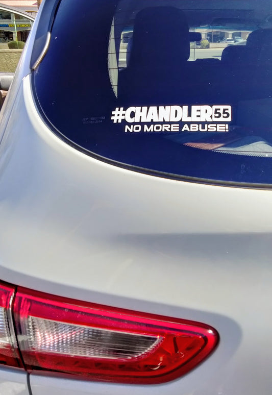 #Chandler55-Car Decal