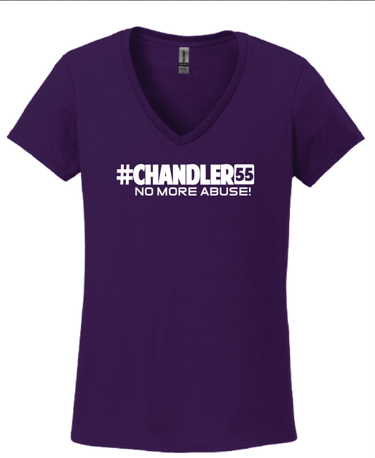 #Chandler55-Short Sleeve Shirt-V Neck-Women's